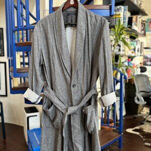 RageBlue Japan  Grey Belted Knit Jacket Size L